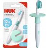 NUK + MASÁŽNA KEFKA sada zubných kefiek na učenie NUK + MASÁŽNA KEFKA sada zubných kefiek na učenie