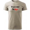 Trust me I´m Mgr. / Ver mi som Magister. - Klasické pánske tričko vyššej gramáže - XL ( Ľadovo sivá ) Trust me I´m Mgr. / Ver mi som Magister. - Klasické pánske tričko vyššej gramáže - XL ( Ľadovo sivá )
