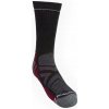Smartwool pánske ponožky Performance Hike Light Cushion Crew sivá/červená Smartwool pánske ponožky Performance Hike Light Cushion Crew sivá/červená