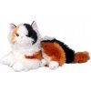 PLYŠOVÁ mačka, 30 cm, Calico, ležiaca PLYŠOVÁ mačka, 30 cm, Calico, ležiaca