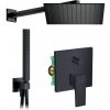 Hansgrohe Set 8 – čierny podomietkový sprchový systém komplet Hansgrohe Set 8 – čierny podomietkový sprchový systém komplet
