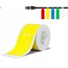 Niimbot štítky na kabely T 25x76mm 200ks Žluté pro B21, B21S, B3, B1S Niimbot štítky na kabely T 25x76mm 200ks Žluté pro B21, B21S, B3, B1S