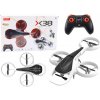 LEAN Toys SYMA X38 diaľkovo ovládaný RC dron biely LEAN Toys SYMA X38 diaľkovo ovládaný RC dron biely
