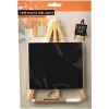 Stojaca kriedová tabuľa v drevenom ráme 20 × 32 cm Stojaca kriedová tabuľa v drevenom ráme 20 × 32 cm