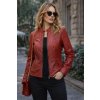Max Original Leather Dámska kožená bunda 1177 red (S 40-42) - Red - S Max Original Leather Dámska kožená bunda 1177 red (S 40-42) - Red - S