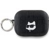 Puzdro Karl Lagerfeld PU Embossed Choupette Head pre AirPods 3, čierna Puzdro Karl Lagerfeld PU Embossed Choupette Head pre AirPods 3, čierna