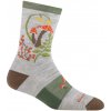 Darn Tough dámske ponožky Mellow Mushrooms Micro Crew Lightweight With Cushion sivá