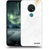 Picasee silikónový prehľadný obal pre Nokia 7.2 - White Picasee silikónový prehľadný obal pre Nokia 7.2 - White