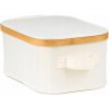 Úložný box G21 24 x 30 x 15 cm, bambusový s vekom, béžový Úložný box G21 24 x 30 x 15 cm, bambusový s vekom, béžový