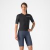 CASTELLI Cyklistické nohavice krátke s trakmi - PREMIO EVO W DT - modrá L CASTELLI Cyklistické nohavice krátke s trakmi - PREMIO EVO W DT - modrá L