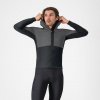 CASTELLI Cyklistická vetruodolná bunda - FLY UNLTD - čierna/šedá XL CASTELLI Cyklistická vetruodolná bunda - FLY UNLTD - čierna/šedá XL
