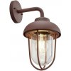 Trio 202760124 záhradná nástenná lampa Duero 1x40W | E27 | IP44 - hnedá patina, industriálna TRIO DUERO 202760124 Trio 202760124 záhradná nástenná lampa Duero 1x40W | E27 | IP44 - hnedá patina, industriálna TRIO DUERO 202760124