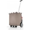Nákupný košík na kolieskach Reisenthel Carrycruiser Herringbone mokka Nákupný košík na kolieskach Reisenthel Carrycruiser Herringbone mokka