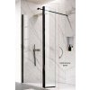 BESCO Bočný otočný panel LAGOS BLACK NEW Pevná stena - 30 cm, Výplň - Číre bezpečnostné sklo - 8 mm BCLAGO2OPBC BESCO Bočný otočný panel LAGOS BLACK NEW Pevná stena - 30 cm, Výplň - Číre bezpečnostné sklo - 8 mm BCLAGO2OPBC
