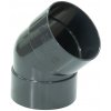 Budmat ProAqua Koleno jednohrdlové 67° 75/63 mm antracit Budmat ProAqua Koleno jednohrdlové 67° 75/63 mm antracit