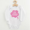 Detské body s potlačou New Baby Když brečím, tak mám asi nějaký problém! ružová 86 (12-18m) Detské body s potlačou New Baby Když brečím, tak mám asi nějaký problém! ružová 86 (12-18m)