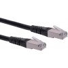 S/FTP (PiMF) Patchkábel 1m cat.6, čierny, Cu S/FTP (PiMF) Patchkábel 1m cat.6, čierny, Cu