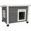BRAVSON GROUP s.r.o. Drevená búda pre mačky KERBL 80991 RUSTICA, 57x45x43 cm, sivá BRAVSON GROUP s.r.o. Drevená búda pre mačky KERBL 80991 RUSTICA, 57x45x43 cm, sivá