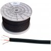 2 x RCA-3mm čierny kábel 2 x RCA-3mm čierny kábel