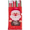 Vianočný obal na fľašu Santa Claus 30 × 14 cm Vianočný obal na fľašu Santa Claus 30 × 14 cm