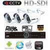 Kamerový systém HD SDI - 3x 1080P kamery s 30m IR + HD SDI DVR Kamerový systém HD SDI - 3x 1080P kamery s 30m IR + HD SDI DVR