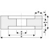 Tyrolit T428688 | Brúsny kotúč s obojstranným vybraním tvar 9, 250x20x76-7x10 mm, 98A60J9V40 (Z60) Tyrolit T428688 | Brúsny kotúč s obojstranným vybraním tvar 9, 250x20x76-7x10 mm, 98A60J9V40 (Z60)