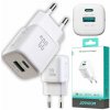 Joyroom Nabíječka Joyroom JR-TG7 33W USB-A + USB-C nástěnná nabíječka - bílá Joyroom Nabíječka Joyroom JR-TG7 33W USB-A + USB-C nástěnná nabíječka - bílá