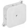 Nástenná rozvodná krabica ECO IP44 400V 4 gumové vývodky 85x85x35mm biela, 60 ks Nástenná rozvodná krabica ECO IP44 400V 4 gumové vývodky 85x85x35mm biela, 60 ks