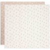 Jollein 2 hydrofilné osušky/zavinovačky pre bábätká 115x115 cm Listy TWIG Wild Rose Jollein 2 hydrofilné osušky/zavinovačky pre bábätká 115x115 cm Listy TWIG Wild Rose