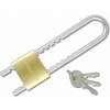 visiaci zámok pevnostný 9250, dlhé nastaviteľné oko, 3 kľúče visiaci zámok pevnostný 9250, dlhé nastaviteľné oko, 3 kľúče