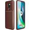 Gumený kryt na Motorola Moto G9 PLay / E7 Plus - Hnedá Gumený kryt na Motorola Moto G9 PLay / E7 Plus - Hnedá
