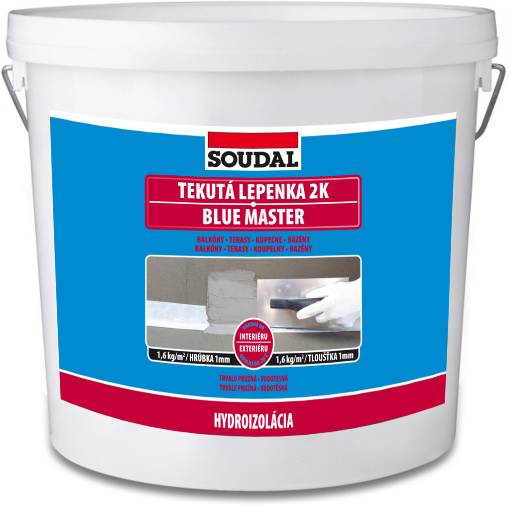 SOUDAL SOUDAL - tekutá lepenka 2K BLUE MASTER vedro 4 kg