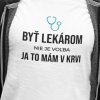 Tričko s potlačou LEKÁR Pánsky Biela XXL Tričko s potlačou LEKÁR Pánsky Biela XXL