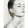 JOHAN, TAI PEI Náušnice Alexia Gold s čírymi kamienkami JOHAN, TAI PEI Náušnice Alexia Gold s čírymi kamienkami