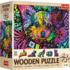TREFL Dřevěné puzzle Barevné štěně 501 dílků TREFL Dřevěné puzzle Barevné štěně 501 dílků