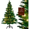 InternetovaZahrada Umelý vianočný stromček 180 cm svetelná reťaz