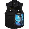 Košele Brandit Iron Maiden Vintage Shirt Sleeveless FOTD - čierna, L