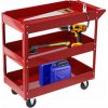 Vozík dielenského náradia na kolesách 82,5 X 41,5 X 72,5 cm červená Vozík dielenského náradia na kolesách 82,5 X 41,5 X 72,5 cm červená