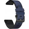 eses Športový kožený remienok pre Garmin - Tmavo modrý, QuickFit 22 mm eses Športový kožený remienok pre Garmin - Tmavo modrý, QuickFit 22 mm