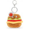 Prívesok na kľúče Keeleco na tašku Burger 12 cm Prívesok na kľúče Keeleco na tašku Burger 12 cm