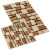 Brotex Kúpeľňová súprava predložiek 3D 60x100+60x50cm bez výkroja kamenná dlažba Brotex Kúpeľňová súprava predložiek 3D 60x100+60x50cm bez výkroja kamenná dlažba
