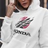 Mikina s potlačou HONDA Dámsky Biela S Mikina s potlačou HONDA Dámsky Biela S