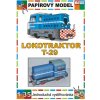 Papierový model - Lokotraktor T 29 - úzkorozchodná dieselová lokomotíva Papierový model - Lokotraktor T 29 - úzkorozchodná dieselová lokomotíva
