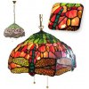 Tiffany luster do obývačky Double Chain MULTICOLOUR 2*E27 Tiffany luster do obývačky Double Chain MULTICOLOUR 2*E27