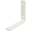 Spojovací uholník trámový 100x100x20 mm biely plastový poťah Spojovací uholník trámový 100x100x20 mm biely plastový poťah