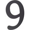 PSG 64.159 - hliníková 3D číslica 9, číslo na dom, výška 190 mm, čierna PSG 64.159 - hliníková 3D číslica 9, číslo na dom, výška 190 mm, čierna