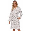 Luxusný bavlnený župan Snowman biely zateplený M Luxusný bavlnený župan Snowman biely zateplený M