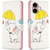 Peňaženkové 3D puzdro Colored Drawing na iPhone 16 - Umbrella Elephant Peňaženkové 3D puzdro Colored Drawing na iPhone 16 - Umbrella Elephant