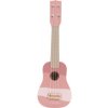 Drevená gitara Little Dutch: Ružová