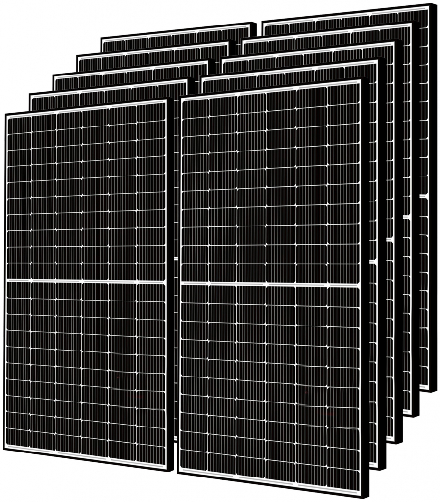 Jinko Solar Tiger Pro JKM460M-60HL4-V Black Frame Solárny Panel Half-cell Monokryštalický 460Wp 10ks/bal